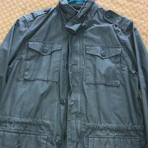 Men’s army green cargo jacket